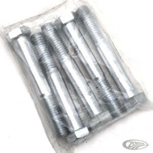 5pck hex bolt 1/2-13x3.5" UNC zinc (DE)