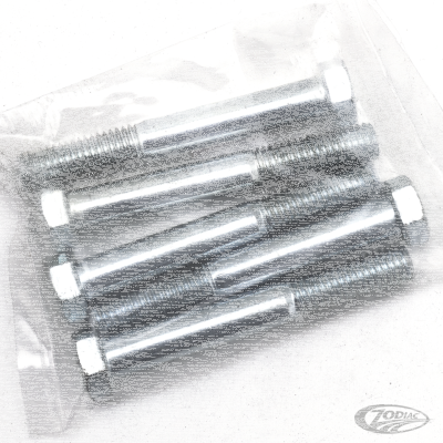 5pck hex bolt 1/2-13x3.75" UNC zinc (DE)