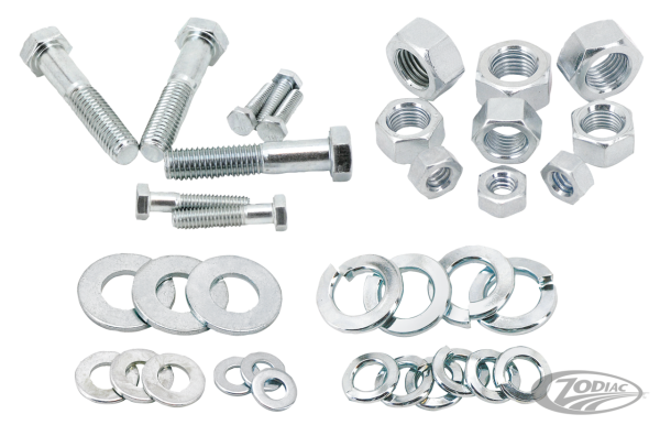 5pck hex bolt 1/2-20"x2.250" UNF zinc (DE)