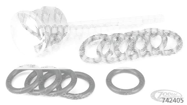 10pck O-ring Oil Tank Dip Stick (DE)