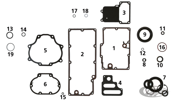 Transm. seal kit FXD06-17 F*ST07-17 (DE)