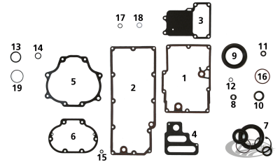Transm. seal kit FXD06-17 F*ST07-17 (DE)