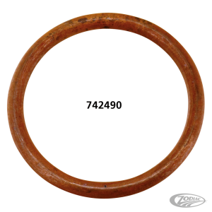 10pck Copper Crush Ring Exhaust all H.D (DE)