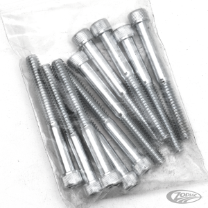 10pck allen bolt 1/4-20x2-1/4" UNC zinc (DE)