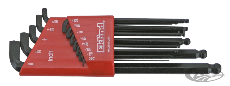 Stubby Ball Allen wrenches Inch 13Piece (DE)