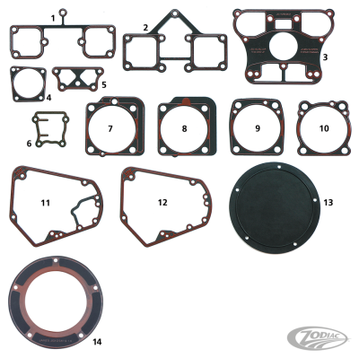 Tappet Cover Gaskets TC99-up Foamet (DE)
