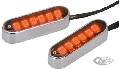 Cyron Convex 6 LED Chrome Amber pair (DE)
