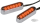 Cyron Convex 6 LED Chrome Amber pair (DE)