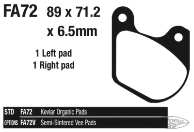 EBC Brake Pads XL77-up