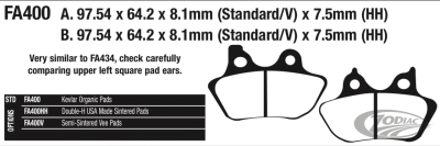 EBC Brake pads BT00-07 XL00-03 front (DE)
