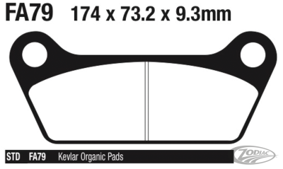 EBC Brake Pads FLT80-up rear (DE)