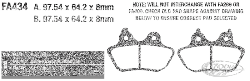 EBC Aramid Brake pads F*ST06-07 rear (DE)
