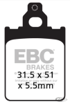EBC Brake pads GMA pulley brake organic