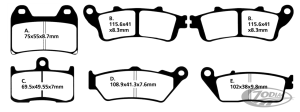 EBC Brake pads PM, Victory 98-07
