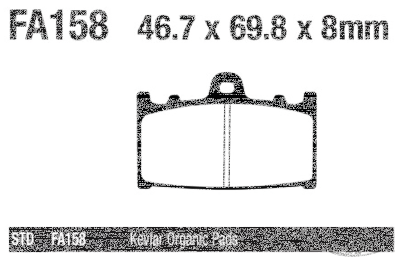 EBC Organic pads Beringer4P & ZPN148166/ (DE)