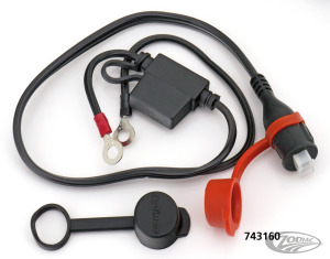 Accumate plug with rubber cap (DE)