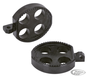 Chops76 Round cross black footpegs (DE)