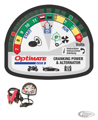 Optimate Crank power & alternator tester (DE)