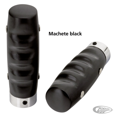 Machete style black wooden grips (DE)