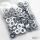 50pck nut #10-32 UNC zinc (DE)