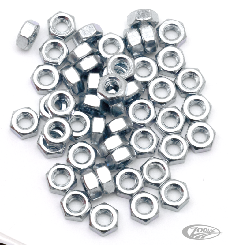 GZP 50pck nut 1/4-20 UNC zinc (DE)
