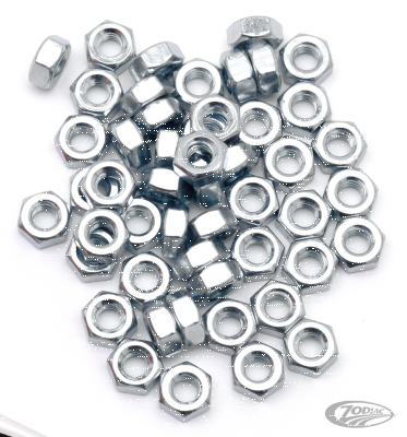 GZP 50pck nut 1/4-20 UNC zinc (DE)