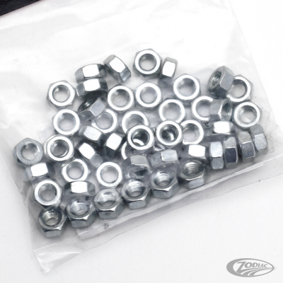GZP 50pck nut 1/4-28 UNF zinc (DE)