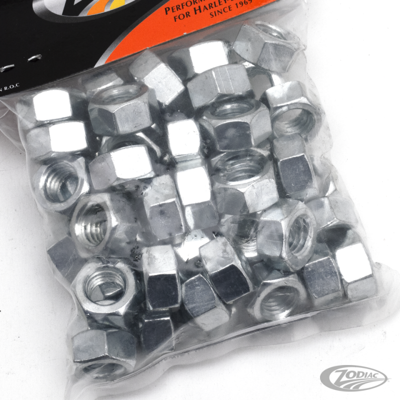 GZP 50pck nut 7/16-14 UNC zinc (DE)