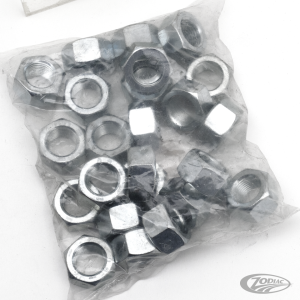 25pck nut 5/8-18 UNF zinc