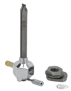 Pingel 1/4NPT petcock rear outlet alu (DE)