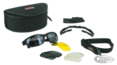 Road Hog II Convertible goggles Black (DE)