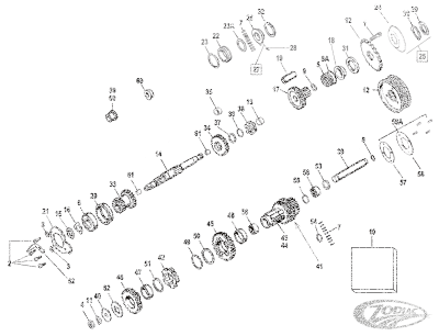 EACH Main shaft cork washer #35231-36 (DE)