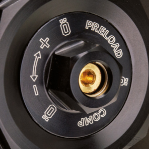 Fender bracket kit Ohlins Black anodized (DE)