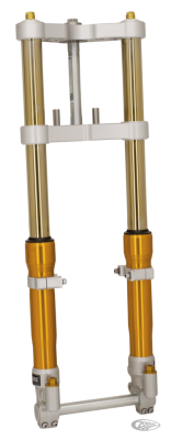 Caliper brckt clr Ohlins 11.5" l/h 00-up (DE)