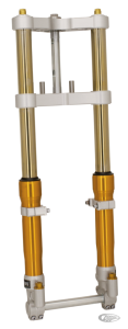 Caliper brckt clr Ohlins 11.8" r/h 00-up (DE)