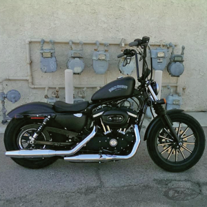 Burly narrow 16" apehanger chrome (DE)