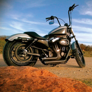 Burly narrow 16" apehanger black (DE)