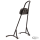 Burly tall black sissybar XL04-up w/pad (DE)