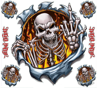 Fire Finger decal (DE)