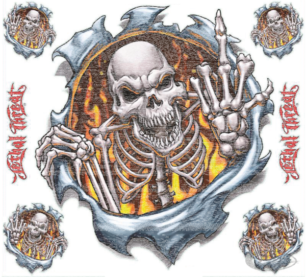 Fire Finger decal (DE)