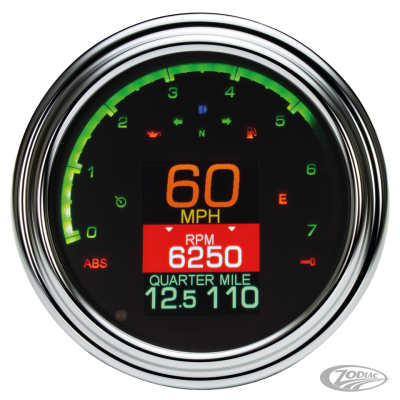 FATBOB SPD/TACH MLX 95-03* Chrome Bezel (DE)