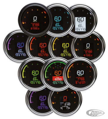 FATBOB SPD/TACH MLX 95-03* Chrome Bezel (DE)
