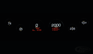 HLY BGR 6 GAUGE  MLX 04+  Chrome Bezels (DE)