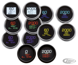 HLY BGR 6 GAUGE  MLX 04+  Chrome Bezels (DE)