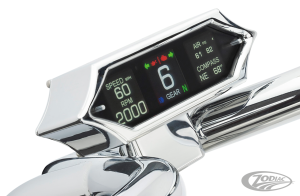 Spike Gauge Chr Bar Mount Universal