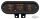 Oval Gauge Blk Bar Mount Universal (DE)