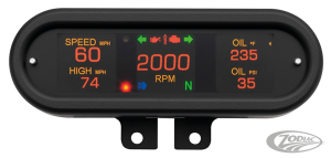 Oval Gauge Blk Bar Mount CAN-Bus 11-Up