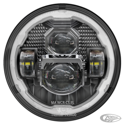 LED 7" HALO Visor Headlight Unit (DE)