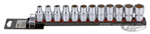 1/2" Socketset 12-point metric 12Pc on r