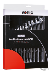 Combination wrench set inch sizes 12Pc